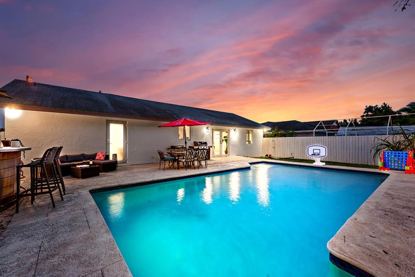 Bright Villa, Heated Pool, 2 Kings, By Everglades, Biscayne & Keys Homestead Exterior foto